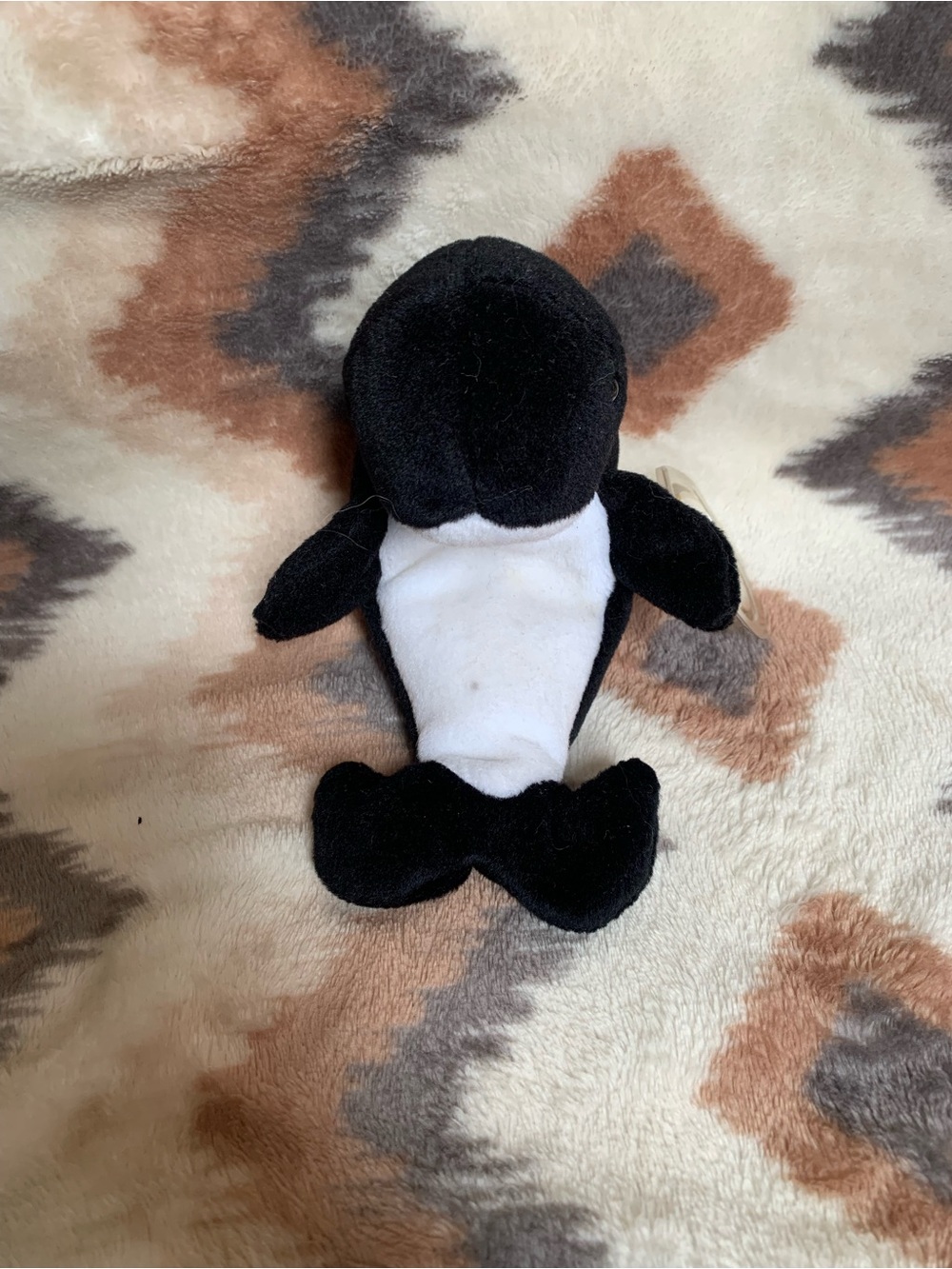TY Beanie Baby - WAVES the Whale (7 inch) - Stuffed Animal Toy